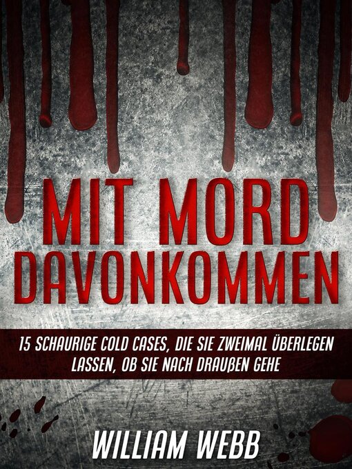 Title details for Mit Mord Davonkommen by William Webb - Available